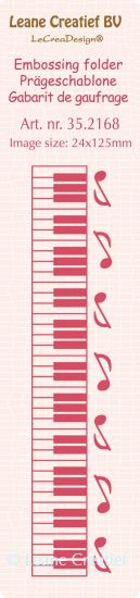 Matrita pentru embosare margine 12,5 x 2,4 cm - Piano