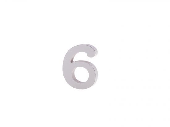 Cifra "6" din lemn 8 cm
