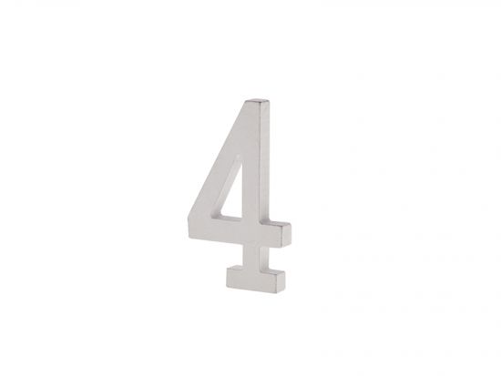Cifra "4" din lemn 11 cm