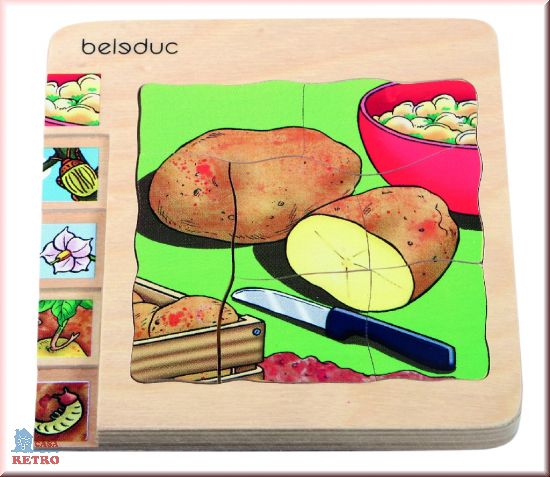 Puzzle in 4 etaje - evolutia cartofului