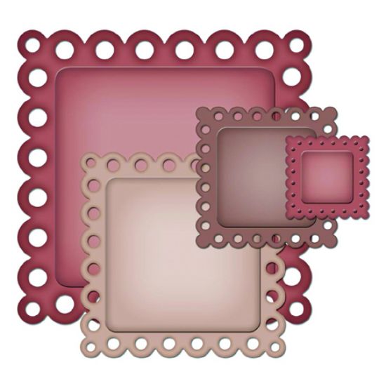 Set 4 matrite - Eylet Squares