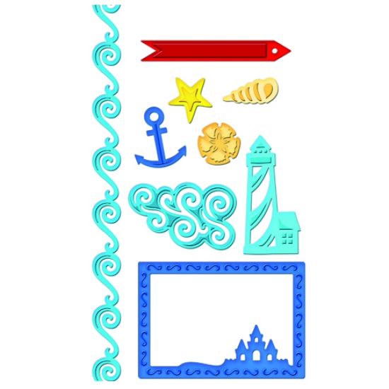 Set 9 matrite - Nautical Frame and Accents