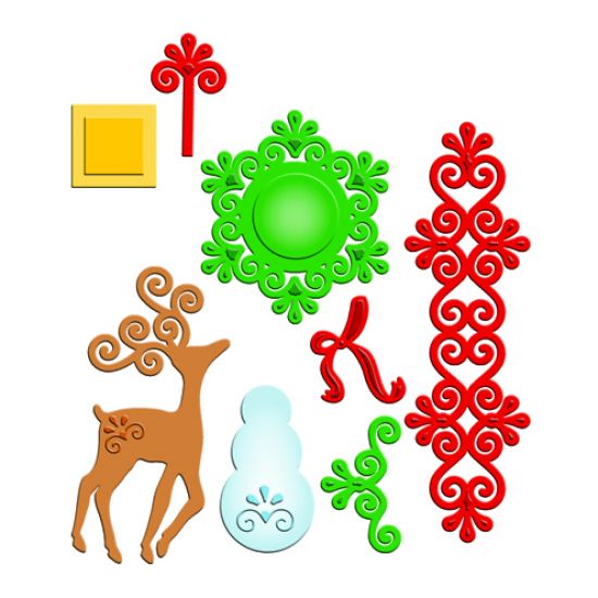 Set 8 matrite - Frosty Forms