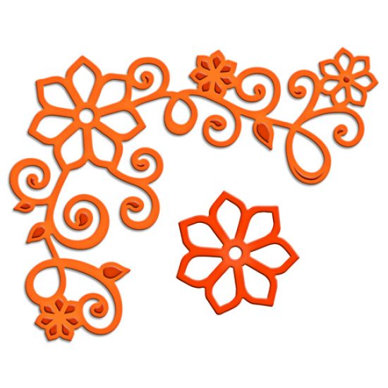 Set 2 matrite - Floral Corner One