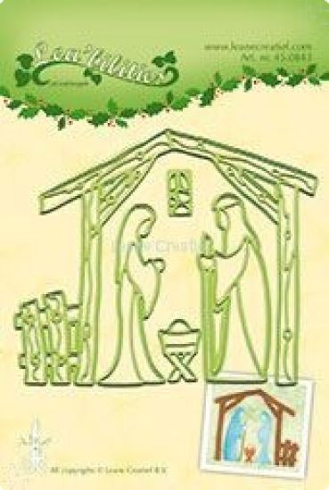 Set 5 matrite Leabilitie cut & embossing die - Nativity