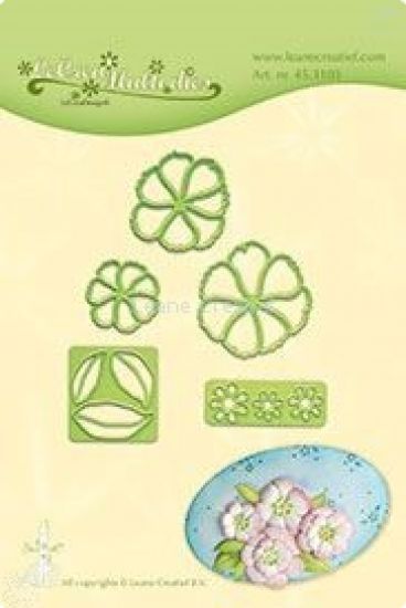 Set 5 matrite Leabilitie cut & embossing die - Blossom