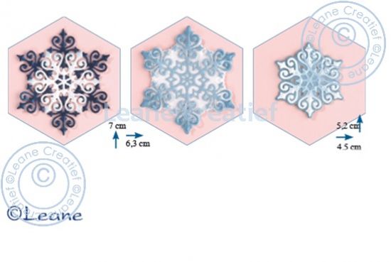 Set 4 matrite Leabilitie cut & embossing die - Ornament Crystal