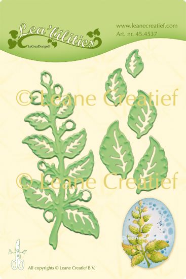 Set 6 matrite Leabilitie cut & embossing die - Twig & Leaves