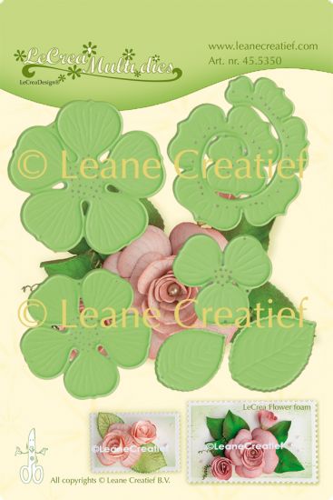 Set 6 matrite Leabilitie Multi die Flower cut & embossing - Rose 3D
