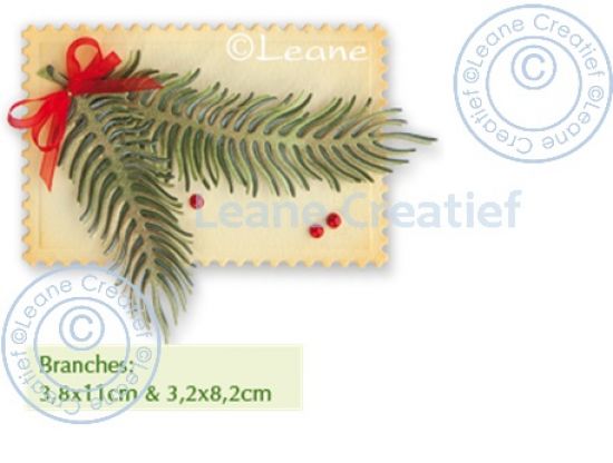 Set 2 matrite Leabilitie cut & embossing die - Christmas branches