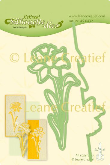 Set 3 matrite Leabilitie cut & embossing die - Daffodil / Narcis