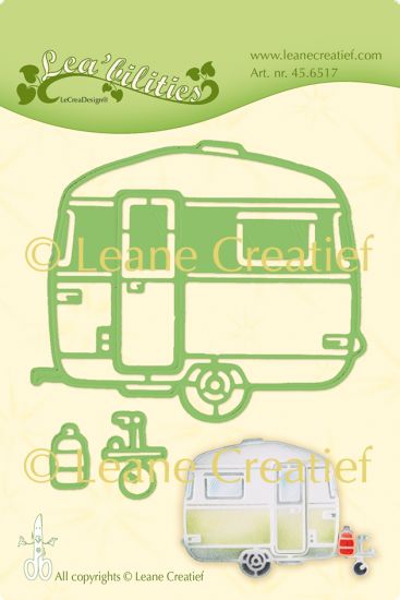 Set 3 matrite Leabilitie cut & embossing die - Caravan