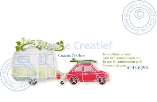 Set 3 matrite Leabilitie cut & embossing die - Caravan