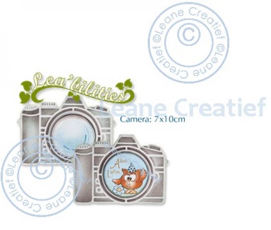 Set 2 matrite Leabilitie cut & embossing die - Camera
