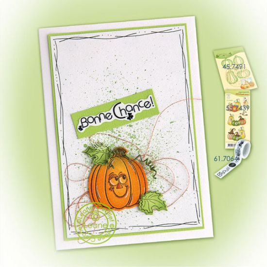 Set 6 matrite Leabilitie cut & embossing die - Pumpkins