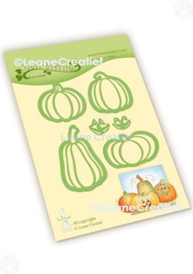 Set 6 matrite Leabilitie cut & embossing die - Pumpkins