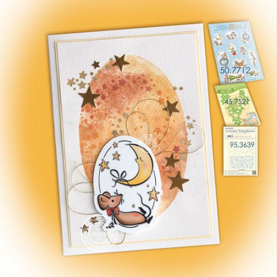 Set 3 matrite Leabilitie die - Star ornaments