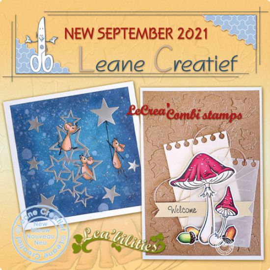 Set 3 matrite Leabilitie die - Star ornaments