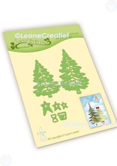 Set 7 matrite Leabilitie cut & embossing die - Christmas trees