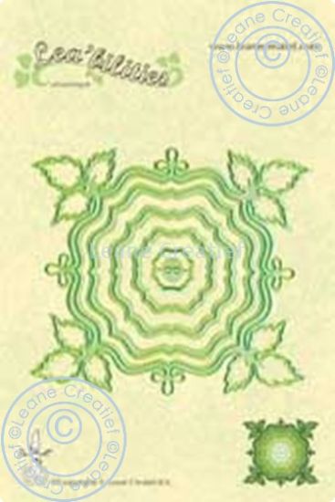 Set 5 matrite Leabilitie cut & embossing die - Nested Frame Leave Lea 001