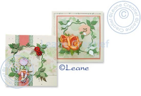 Set 5 matrite Leabilitie cut & embossing die - Nested Frame Leave Lea 001