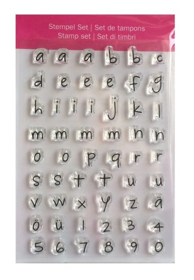 Set 55 stampile - Lower case Alphabet