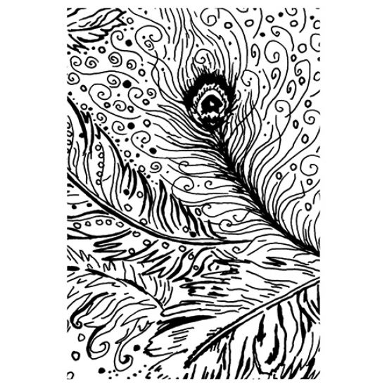 Stampila din fotopolimer - Peacock