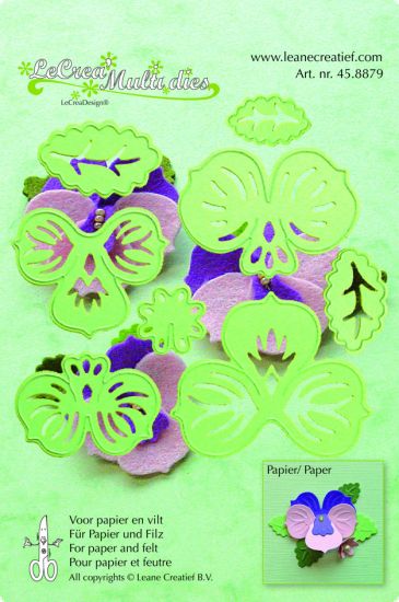 Set matrite - LeCrea Multi die flower Pansy 003