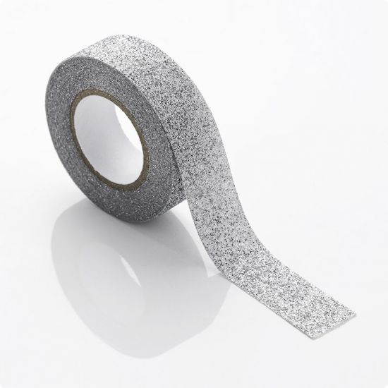 Banda adeziva din hartie de orez - Nio Silver Masking Tape 5 m
