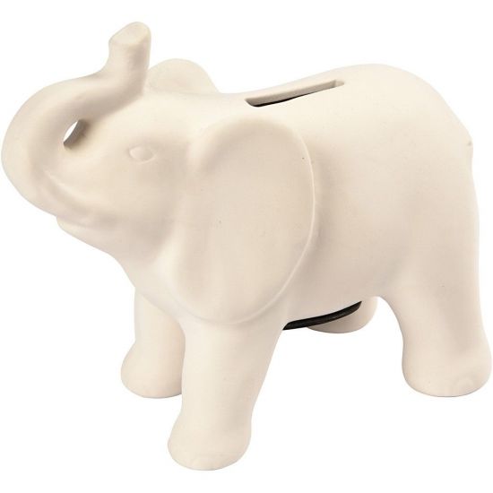 Pusculita din ceramica - Indian Elephant
