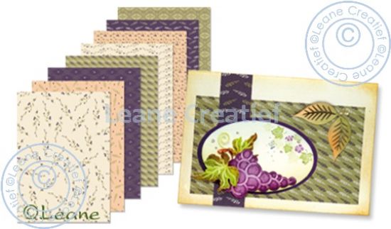 Set 16 coli A5 carton imprimat - Assortiment Branches and Leaves