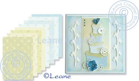 Set 16 coli A5 carton colorat - Assortiment Blue/Green tones
