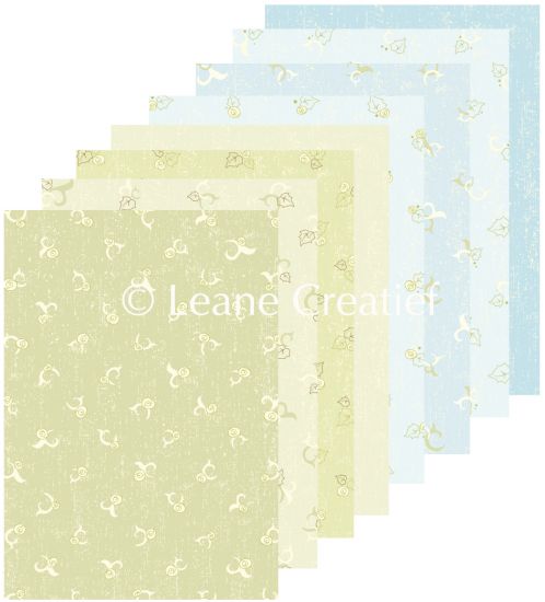 Set 16 coli A5 carton colorat - Assortiment Blue/Green tones