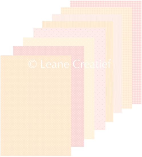 Set 16 coli A5 carton colorat - Assortiment Roze/Ocre tones