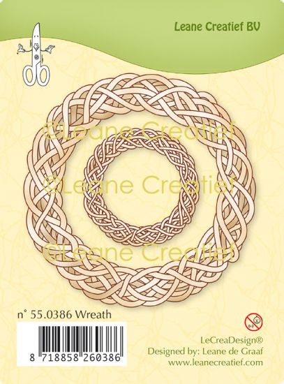 Set 2 stampile LeCrea Design - Wreath