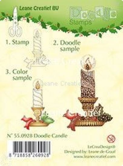 Stampila LeCrea Design - Doodle Candle