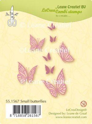Set 12 stampile LeCrea Design - Small Butterflies