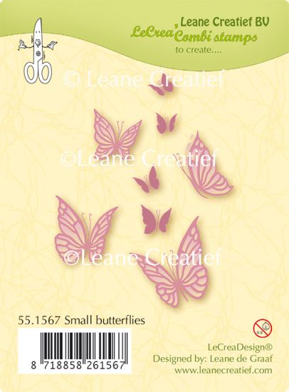 Set 12 stampile LeCrea Design - Small Butterflies