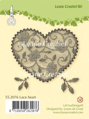 Set 3 stampile LeCrea Design - Lace Heart