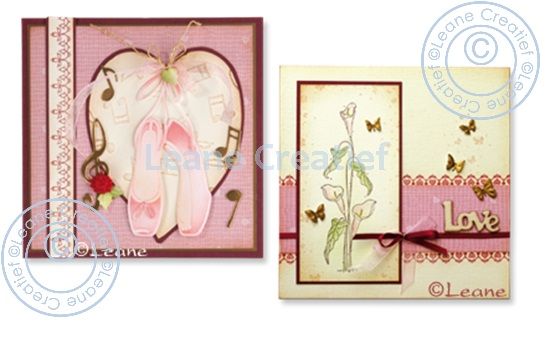 Set 4 stampile LeCrea Design - Lace small