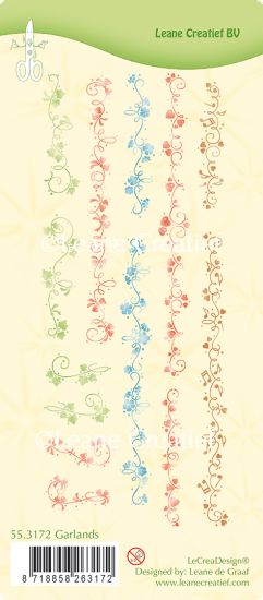 Set 13 stampile LeCrea Design Combi - Garlands