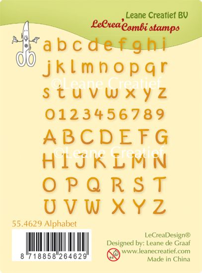 Set 62 stampile LeCrea Design - Alphabet & Numbers
