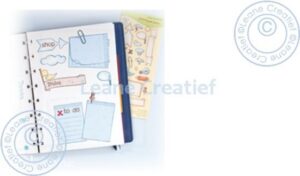 Set 3 stampile LeCrea Design - Notebook pages