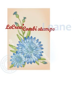 Set 12 stampile LeCrea Design Combi - Cornflower 3D
