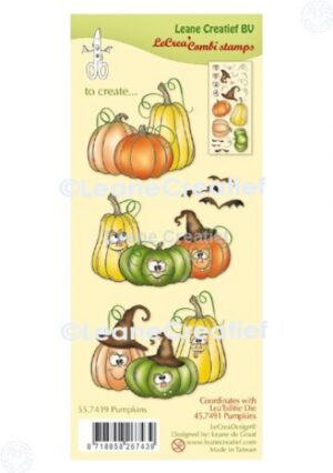 Set 22 stampile LeCrea Design - Pumpkins
