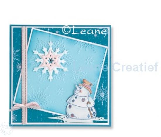 Stampila LeCrea Design - Snowman, Winter Wishes