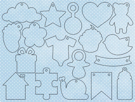 Set 90 tag-uri imprimate botez - Paper Tags - Anton