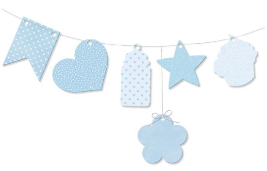 Set 90 tag-uri imprimate botez - Paper Tags - Anton