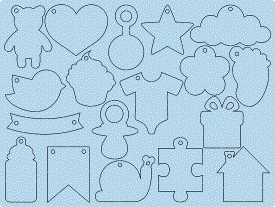 Set 90 tag-uri imprimate botez - Paper Tags - Anton