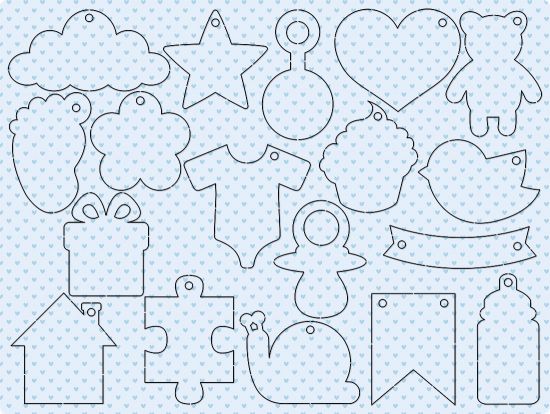 Set 90 tag-uri imprimate botez - Paper Tags - Anton